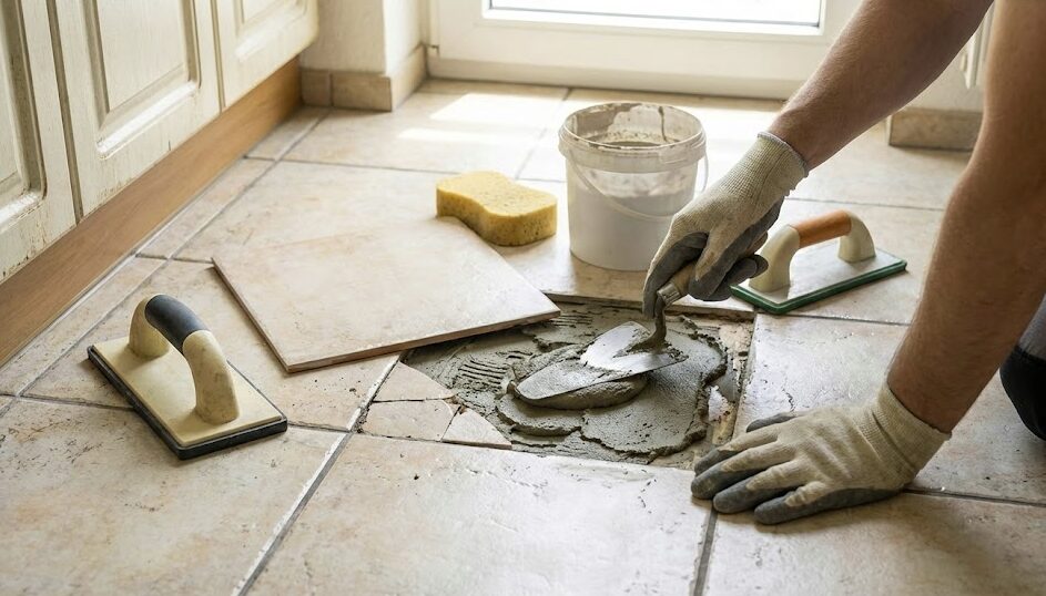 réparer du carrelage